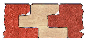 mit Holz Skizze